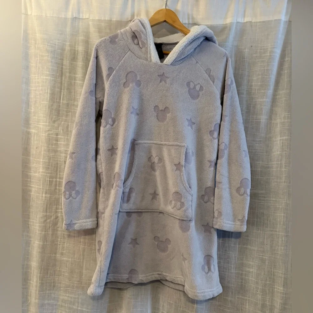 Disney Faux Fur Sleep Shirt with Hoodie